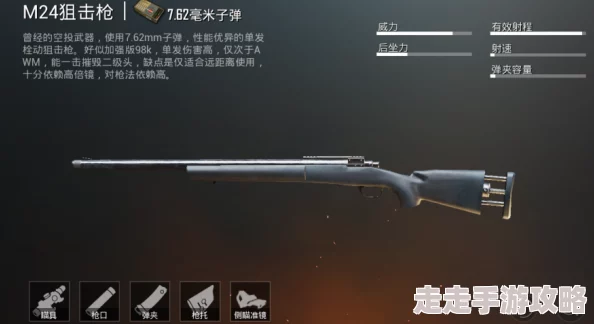 暗区突围栓动步枪M24全面评测：属性介绍及实战爆料解析