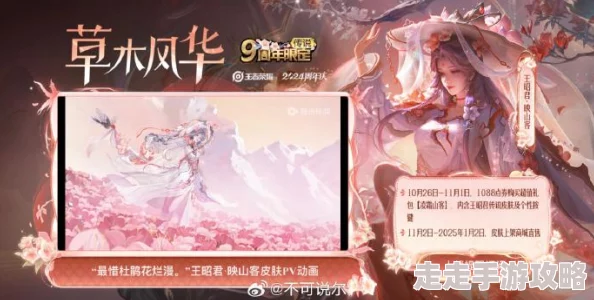 王者荣耀王昭君映山客皮肤爆料：2024年10月26日上线时间介绍
