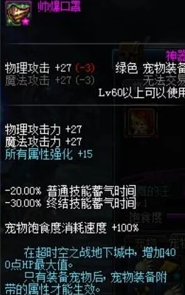 DNF夏梦版本爆料：热门宠物选择指南，哪个才是你的夏日梦想之选？