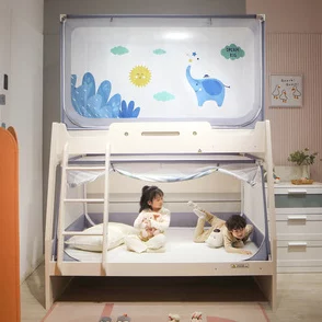 蚊帐下铺子母床2025智联家电新款上市语音控制防蚊升级