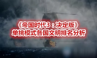 2025热门分析:帝国时代3决定版单挑模式各国文明排名,探究哪国强势登顶 2025热门分析:帝国时代3决定版单挑模式各国文明排名,探究哪国强势登顶